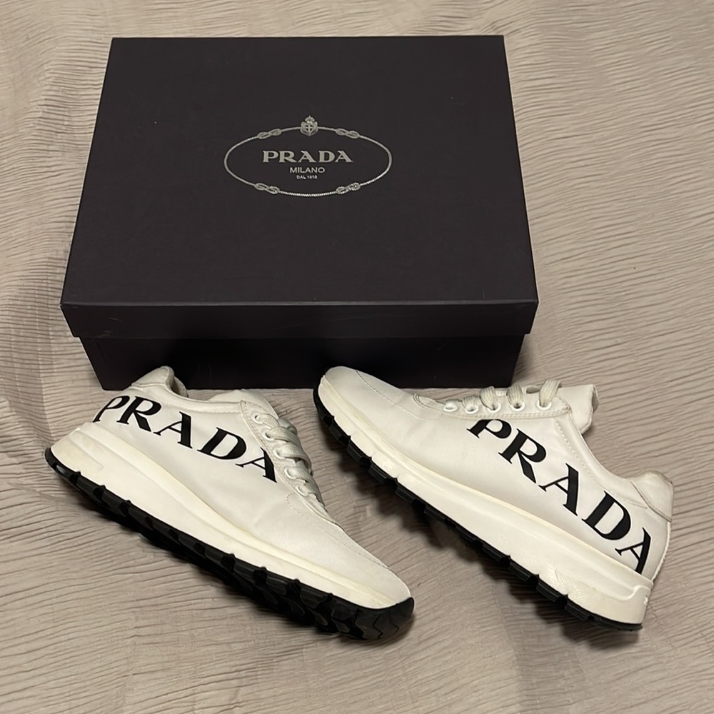 Prada Logo Trainer Sneakers